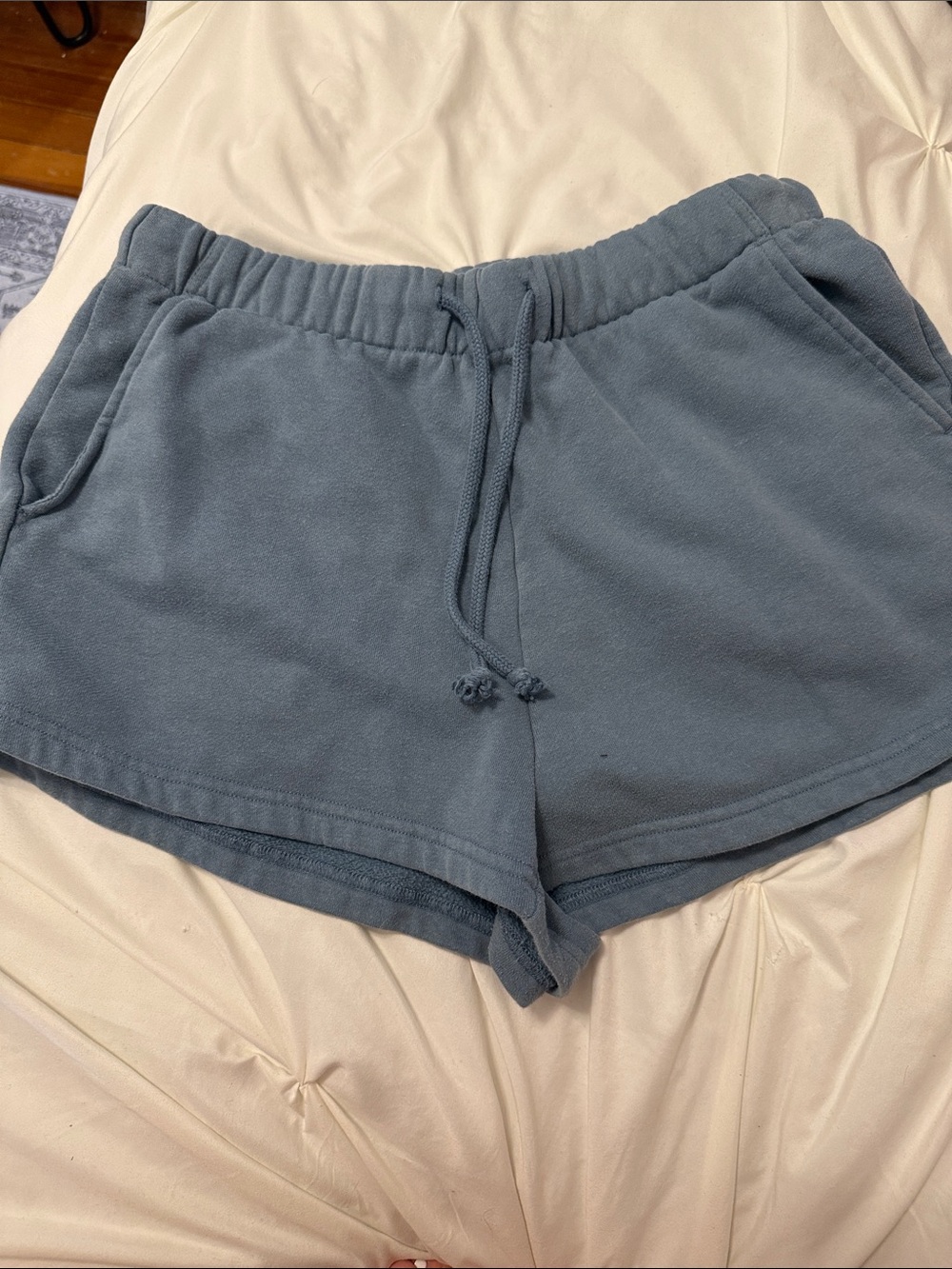 PacSun Slate Blue Drawstring Athletic Shorts